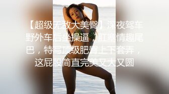 【超级无敌大美臀】深夜驾车野外车后坐操逼，肛塞情趣尾巴，特写顶级肥臀上下套弄，这屁股简直完美又大又圆