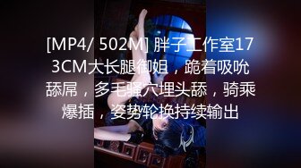 [MP4/ 502M] 胖子工作室173CM大长腿御姐，跪着吸吮舔屌，多毛骚穴埋头舔，骑乘爆插，姿势轮换持续输出