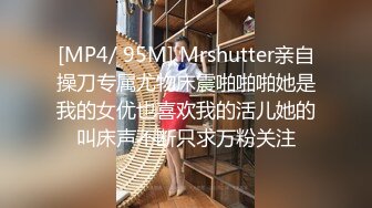 [MP4/ 95M] Mrshutter亲自操刀专属尤物床震啪啪啪她是我的女优也喜欢我的活儿她的叫床声不断只求万粉关注