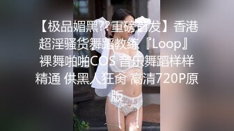 【极品媚黑??重磅首发】香港超淫骚货舞蹈教练『Loop』裸舞啪啪COS 音乐舞蹈样样精通 供黑人狂肏 高清720P原版