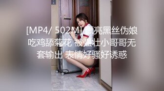 [MP4/ 502M] 漂亮黑丝伪娘吃鸡舔菊花 被强壮小哥哥无套输出 表情好骚好诱惑