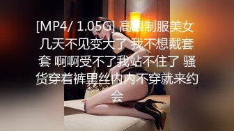 [MP4/ 1.05G] 高跟制服美女 几天不见变大了 我不想戴套套 啊啊受不了我站不住了 骚货穿着裤里丝内内不穿就来约会