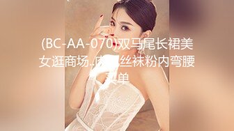 (BC-AA-070)双马尾长裙美女逛商场..肉色丝袜粉内弯腰买单