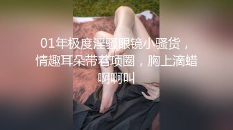 01年极度淫骚眼镜小骚货，情趣耳朵带着项圈，胸上滴蜡啊啊叫