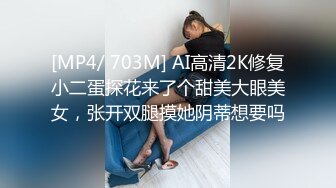 [MP4/ 703M] AI高清2K修复小二蛋探花来了个甜美大眼美女，张开双腿摸她阴蒂想要吗