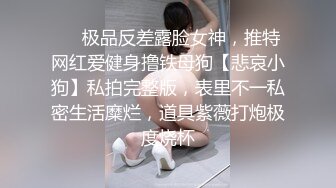 ❤️极品反差露脸女神，推特网红爱健身撸铁母狗【悲哀小狗】私拍完整版，表里不一私密生活糜烂，道具紫薇打炮极度烧杯